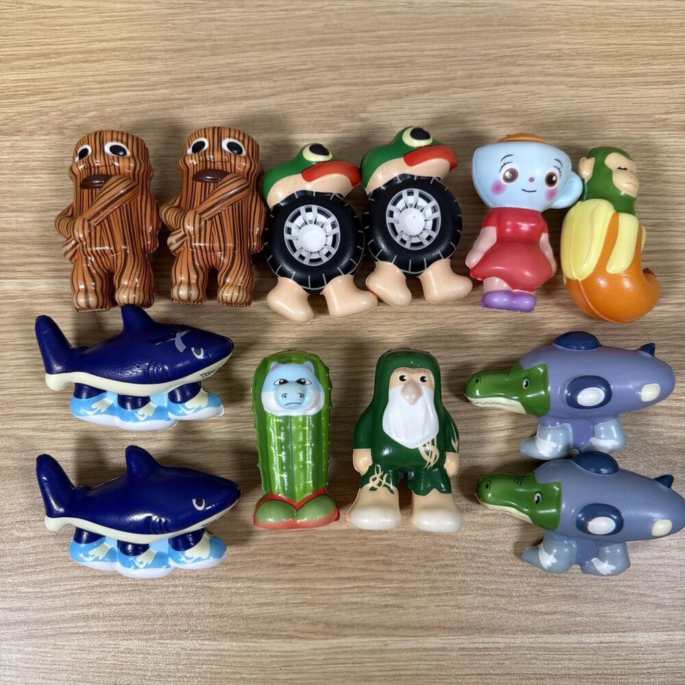 Italian Brainrot Squishy Figure Toy Lot Tralalero Tralala Bombardino Crocodilo